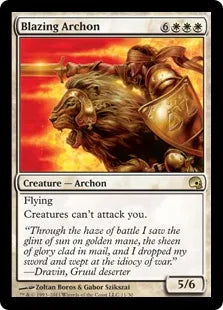 《魅力的な執政官/Blazing Archon》[GRB] 白R