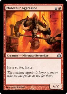 《ミノタウルスの攻め手/Minotaur Aggressor》[RTR] 赤U