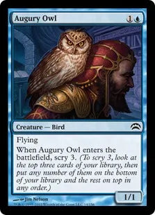 《占いフクロウ/Augury Owl》[PC2] 青C