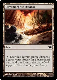 《広漠なる変幻地/Terramorphic Expanse》[PC2] 土地C