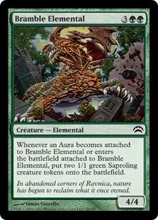 《棘茨の精霊/Bramble Elemental》[PC2] 緑C