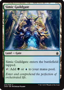 《シミックのギルド門/Simic Guildgate》[CMA17] 土地C