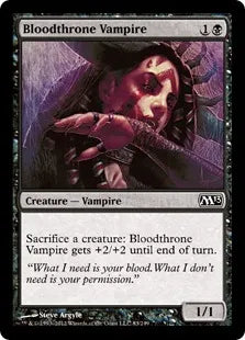 《血の座の吸血鬼/Bloodthrone Vampire》[M13] 黒C