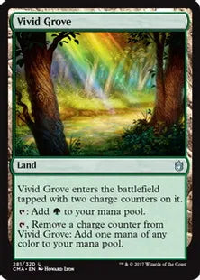 《鮮烈な林/Vivid Grove》[CMA17] 土地U