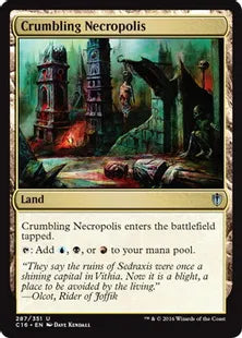 《崩れゆく死滅都市/Crumbling Necropolis》[C16] 土地U