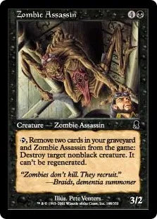 《ゾンビの暗殺者/Zombie Assassin》[ODY] 黒C