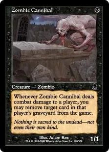 《共食いゾンビ/Zombie Cannibal》[ODY] 黒C