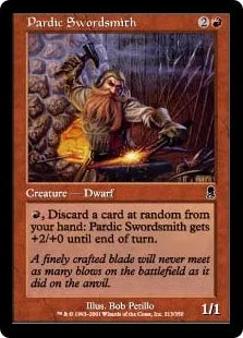 《パーディック山の刀工/Pardic Swordsmith》[ODY] 赤C