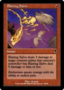 《炎の斉射/Blazing Salvo》[ODY] 赤C
