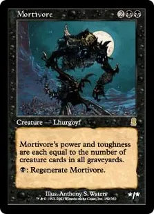 《死を食うもの/Mortivore》[ODY] 黒R
