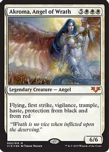 《怒りの天使アクローマ/Akroma, Angel of Wrath》[FtV:Angels] 白