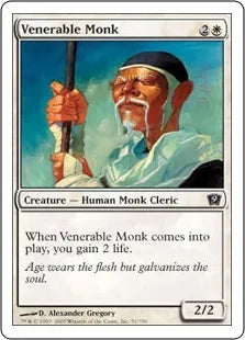 《ありがたい老修道士/Venerable Monk》[9ED] 白C