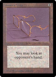 《ウルザの眼鏡/Glasses of Urza》[LEA] 茶U