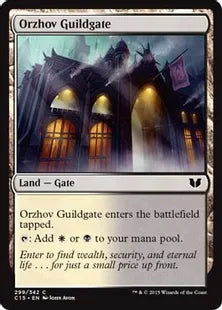 《オルゾフのギルド門/Orzhov Guildgate》[C15] 土地C