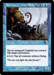《セファリッドの皇帝アボシャン/Aboshan, Cephalid Emperor》[ODY] 青R