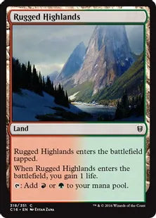《岩だらけの高地/Rugged Highlands》[C16] 土地C
