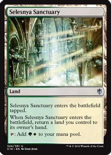 《セレズニアの聖域/Selesnya Sanctuary》[C16] 土地U