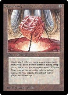 《魔力の櫃/Mana Vault》[LEA] 茶R