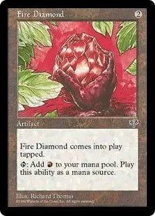 《緋色のダイアモンド/Fire Diamond》[MIR] 茶U