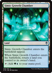 《シミックの成長室/Simic Growth Chamber》[C16] 土地U
