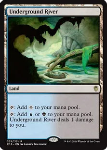 《地底の大河/Underground River》[C16] 土地R