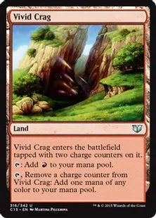 《鮮烈な岩山/Vivid Crag》[C15] 土地U