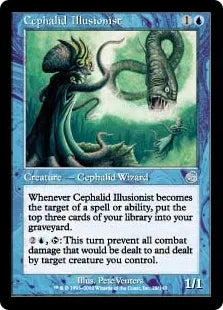 《セファリッドの幻術師/Cephalid Illusionist》[TOR] 青U