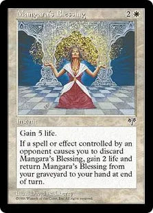 《マンガラの祝福/Mangara's Blessing》[MIR] 白U