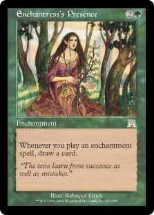 《女魔術師の存在/Enchantress's Presence》[ONS] 緑R