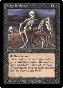 《蠢く骸骨/Drudge Skeletons》[LEA] 黒C