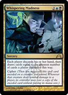 《囁く狂気/Whispering Madness》[GTC] 金R