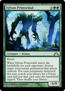 《森林の始源体/Sylvan Primordial》[GTC] 緑R
