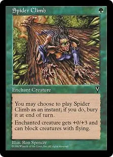 《蜘蛛変化/Spider Climb》[VIS] 緑C