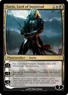 《イニストラードの君主、ソリン/Sorin, Lord of Innistrad》[SvT] 金R