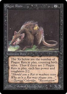 《疫病ネズミ/Plague Rats》[LEA] 黒C