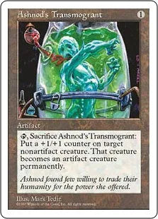《アシュノッドの人体改造器/Ashnod's Transmogrant》[5ED] 茶C