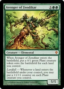 《ゼンディカーの報復者/Avenger of Zendikar》[C13] 緑R