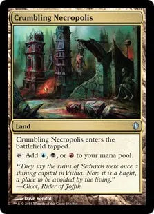 《崩れゆく死滅都市/Crumbling Necropolis》[C13] 土地U