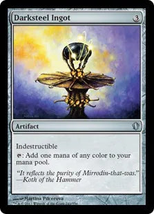 《ダークスティールの鋳塊/Darksteel Ingot》[C13] 茶U