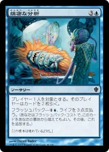 《綿密な分析/Deep Analysis》[C13] 青C