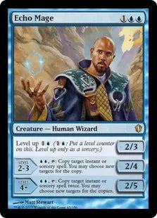 《こだまの魔道士/Echo Mage》[C13] 青R