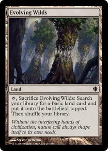 《進化する未開地/Evolving Wilds》[C13] 土地C