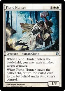 《悪鬼の狩人/Fiend Hunter》[C13] 白U