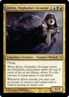 《ネファリアの災い、ジェリーヴァ/Jeleva, Nephalia's Scourge》[C13] 金R