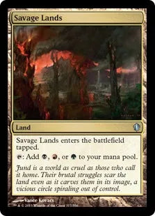 《野蛮な地/Savage Lands》[C13] 土地U
