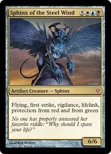 《鋼の風のスフィンクス/Sphinx of the Steel Wind》[C13] 金R