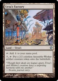 《ウルザの工廠/Urza's Factory》[C13] 土地U