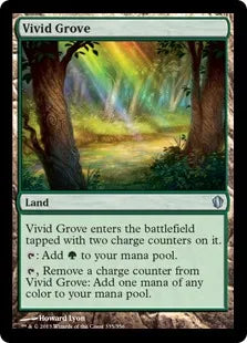 《鮮烈な林/Vivid Grove》[C13] 土地U