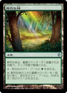 《鮮烈な林/Vivid Grove》[C13] 土地U