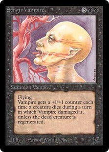 《センギアの吸血鬼/Sengir Vampire》[LEA] 黒U